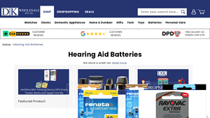 Hearing Aid Batteries - DK Wholesale Ltd - hearing aid batteries bulk