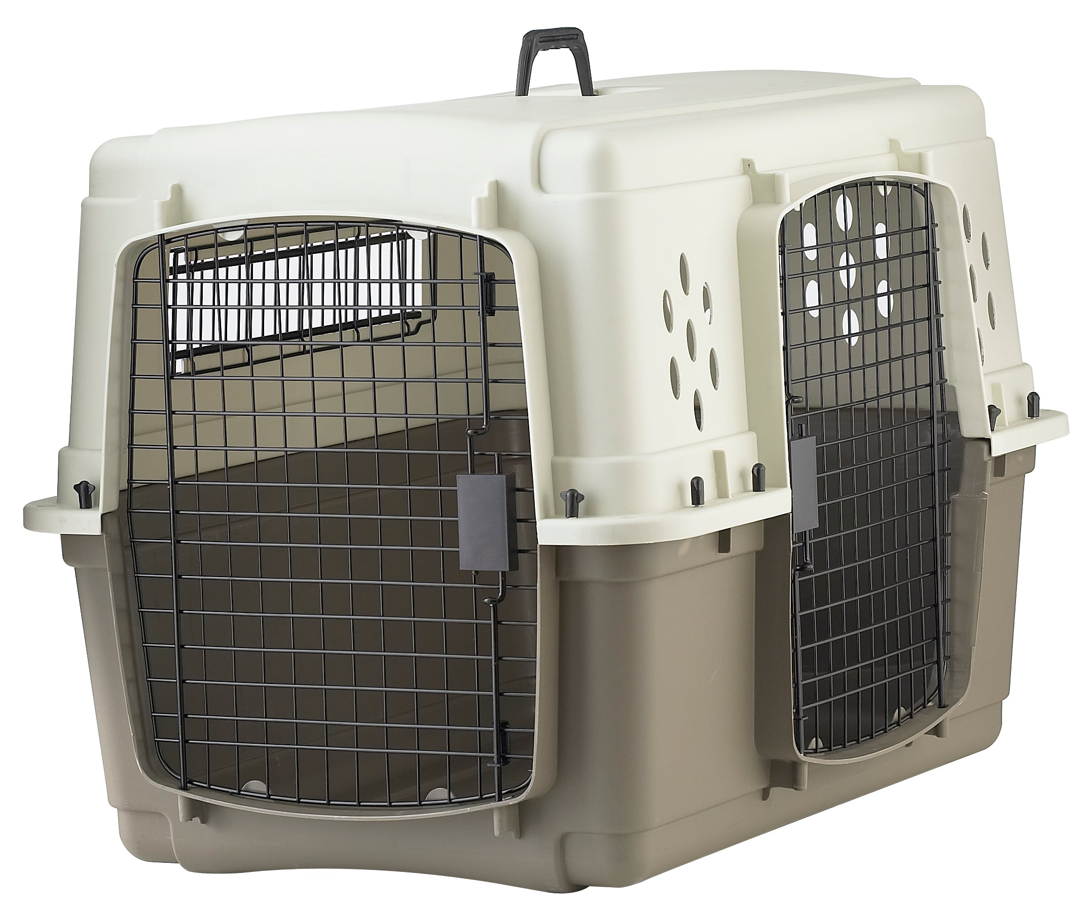 A relevant stock photo of dog cage manufacturer in a typical setting.