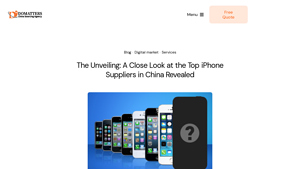 The Unveiling: A Close Look at the Top iPhone Suppliers in China Revealed - iphone manufacturer price