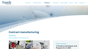 Medical Contract Manufacturing | Donatelle - medical device contract manufacturer
