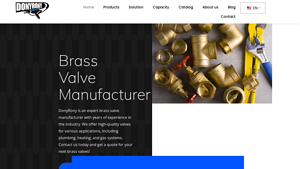 Reliable Brass Valve & Fitting Manufacturer - DonyRony - brass fittings manufacturer
