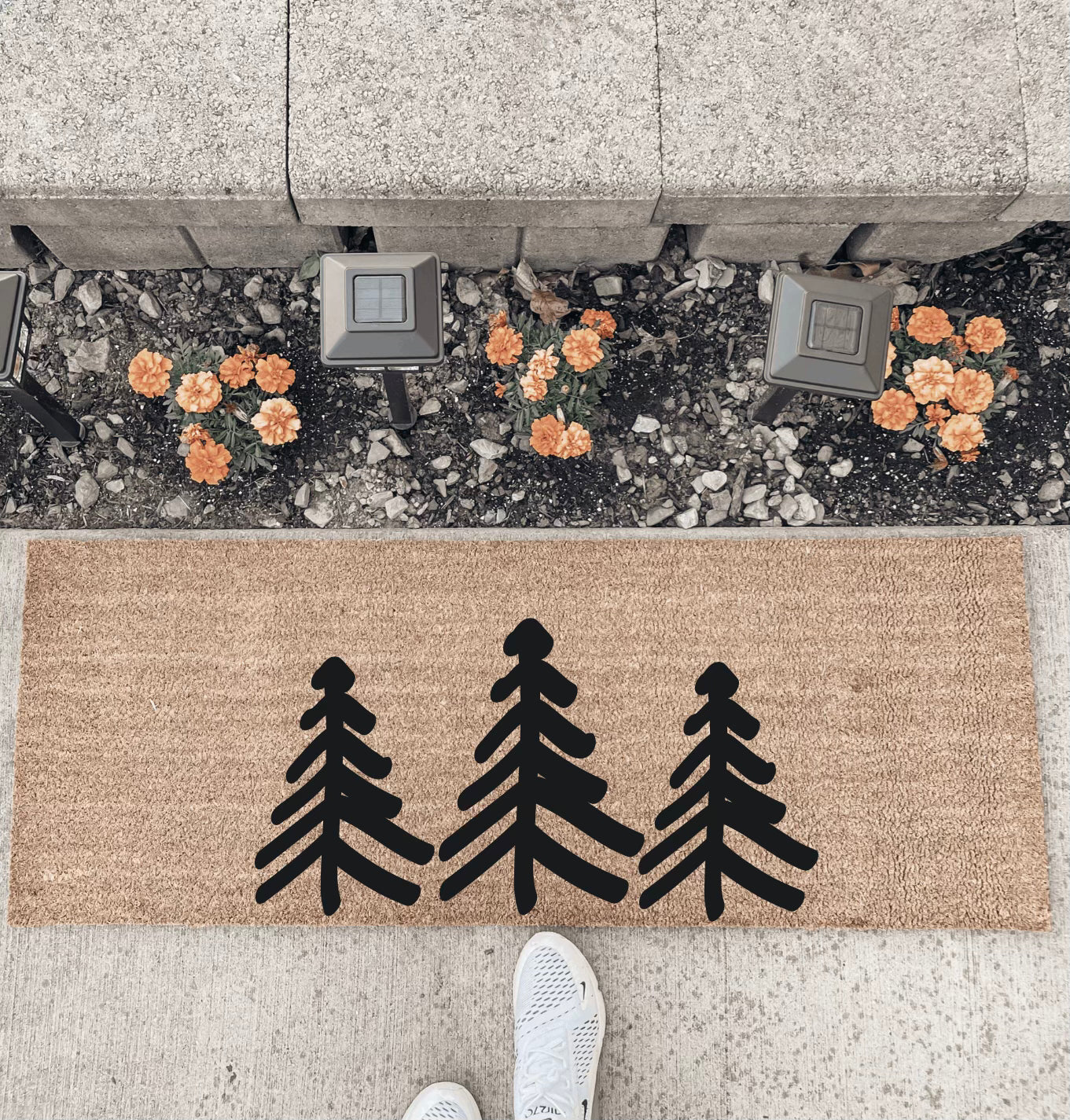 A relevant stock photo of door mat manufacturer in a typical setting.