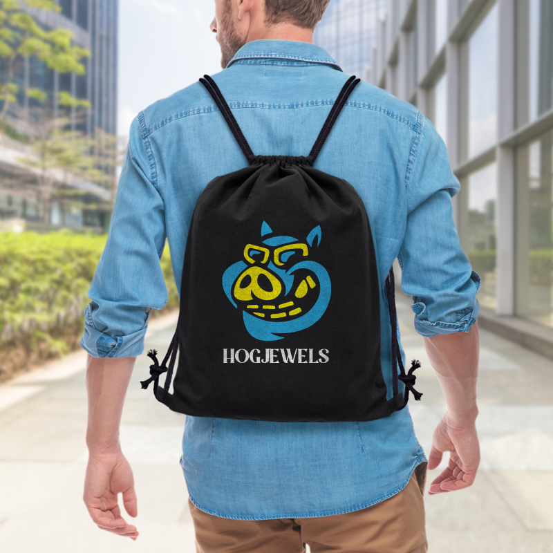 A relevant stock photo of drawstring bags custom in a typical setting.