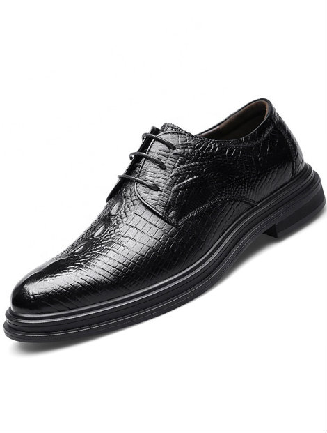 A relevant stock photo of dress shoe manufacturer in a typical setting.