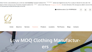 Low MOQ Clothing Manufacturers - Dress Code Apparels - low moq clothing manufacturer