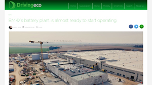 BMW's battery plant is almost ready to start operating. - DrivingECO - bmw battery factory