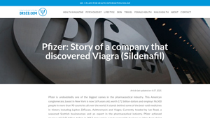 Pfizer: The Giant of Pharmaceutical Industry and the Maker of Viagra - viagra manufacturer
