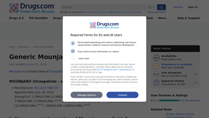 Generic Mounjaro Availability - Drugs.com - mounjaro tirzepatide manufacturer eli lilly