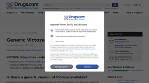 Generic Victoza Availability - Drugs.com - victoza manufacturer