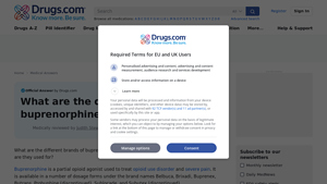 What are the different brands of buprenorphine? - Drugs.com - suboxone manufacturer