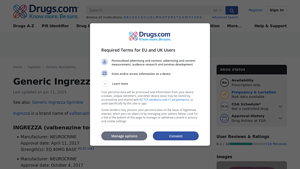 Generic Ingrezza Availability - Drugs.com - ingrezza manufacturer