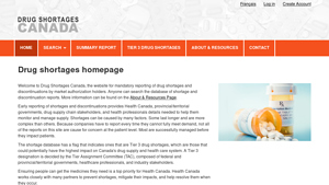 Drug shortages homepage - prazosin manufacturer discontinued