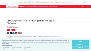 FDA Approves Generic Liraglutide for Type 2 Diabetes - victoza manufacturer
