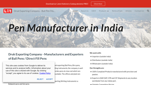 Druk Exporting Company - Ball Pen Manufacturer in India - pen manufacturer