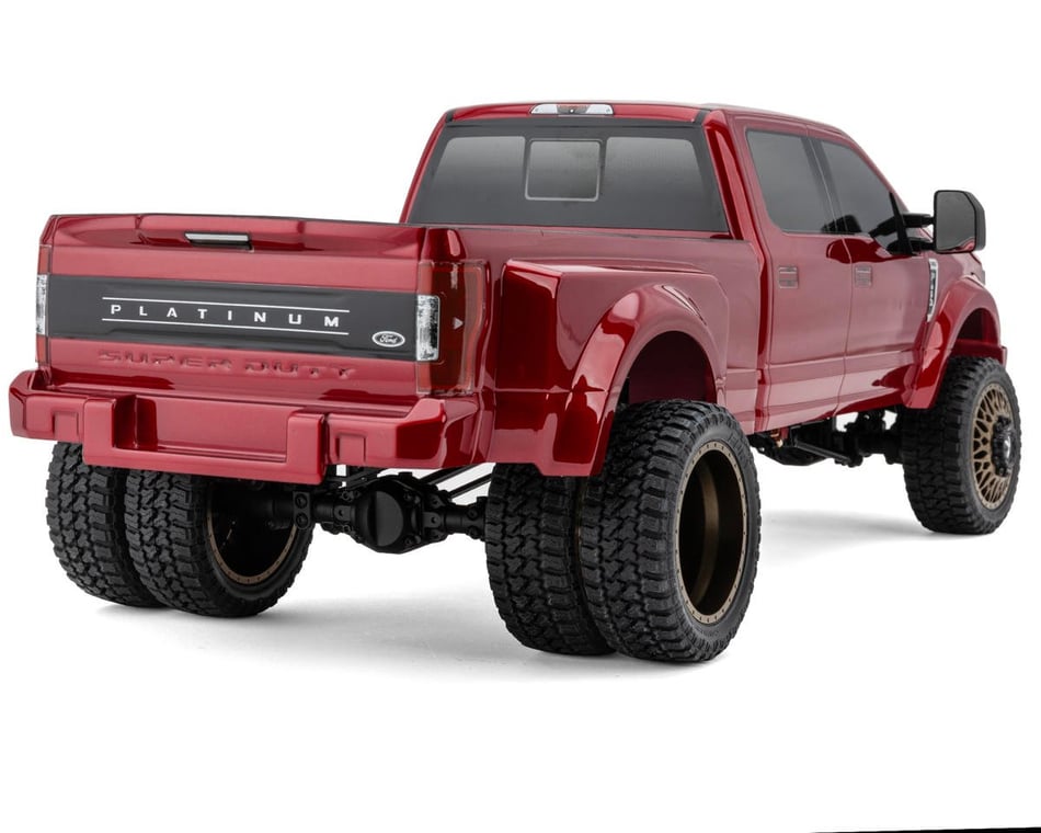 A relevant stock photo of dually truck custom in a typical setting.