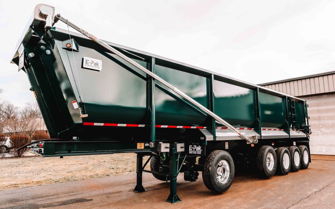 A relevant stock photo of dump trailer manufacturer in a typical setting.