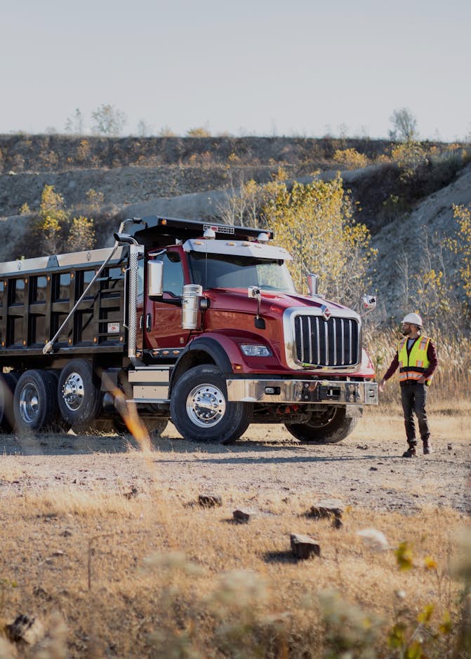 A relevant stock photo of dump truck manufacturer in a typical setting.