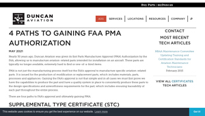 4 Paths to Gaining FAA PMA Authorization | Duncan Aviation - faa parts manufacturer approval