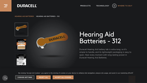 Hearing Aid Batteries - 312 - Duracell - hearing aid batteries bulk