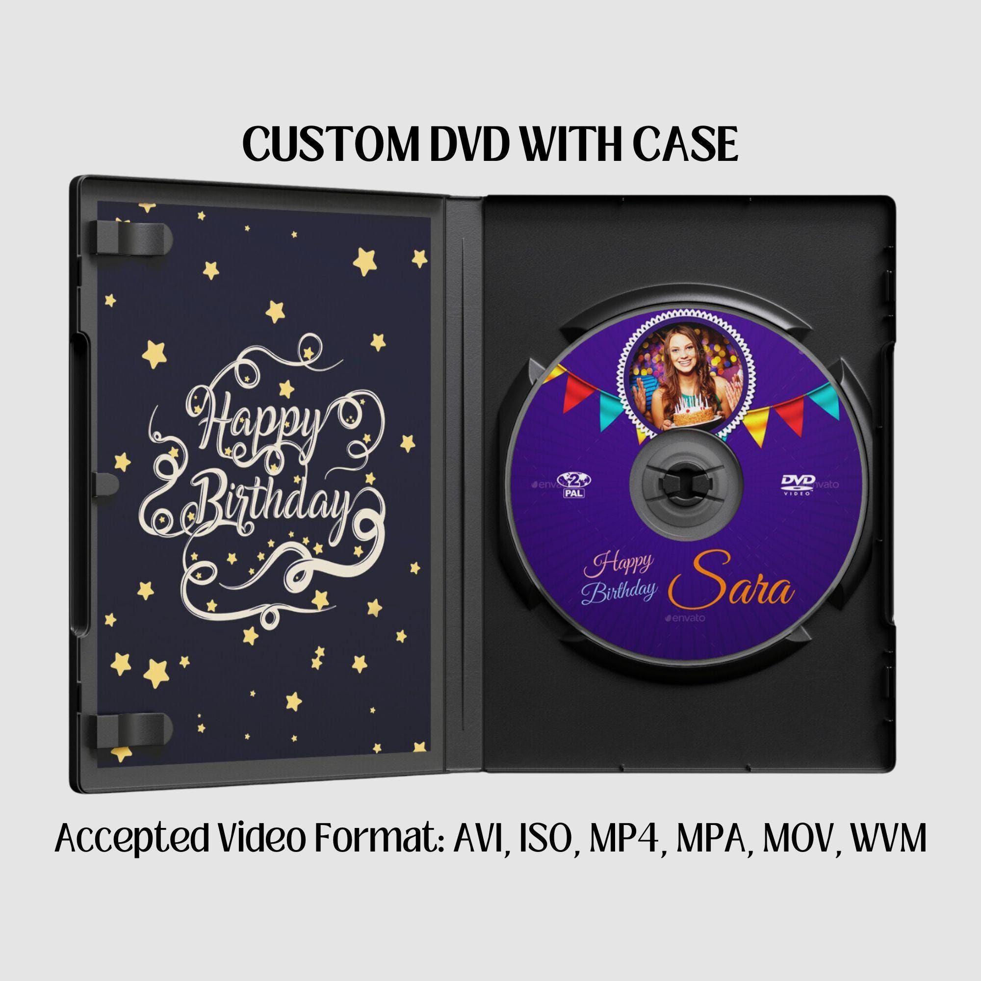 A relevant stock photo of dvd custom in a typical setting.