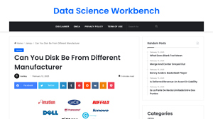Can You Disk Be From Different Manufacturer - Data Science Workbench - can you disk be from different manufacturer