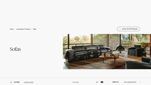 Red Sofas + Sectionals - Design Within Reach - red sofa company