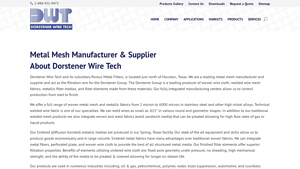 Metal Mesh Manufacturer & Supplier About Dorstener Wire Tech - welded mesh factory