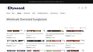 Wholesale Oversized Sunglasses - Dynasol Eyewear - square sunglasses bulk