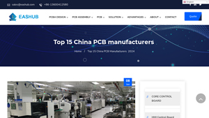 Top 15 China PCB manufacturers 2024 - Eashub - china pcb manufacturer