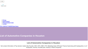 List of Automotive Companies in Houston - Easyleadz - car manufacturer texas