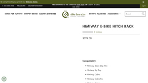 Himiway E-bike Hitch Rack - eBike Generation - himiway bike company