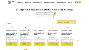 E-Clips USA Wholesale Sticky Note Pads & Flags - sticky notes bulk