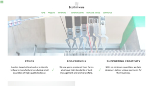 UK based ethical knitware manufacturer | EcoKnitware - knitwear manufacturer