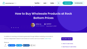 How to Buy Wholesale Products at Rock Bottom Prices - Ecommerce CEO - buying products directly from manufacturer
