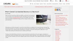 What's Covered in an Extended Warranty on a New Acura? - acura manufacturer warranty