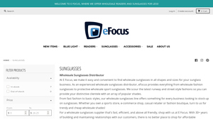 Sunglasses - E Focus Inc - safety sunglasses bulk