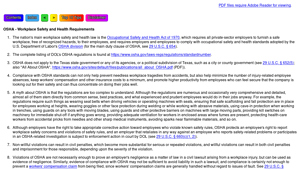 OSHA - Workplace Safety and Health Requirements - Texas - does osha regulate employee operation of vehicles built by manufacturer