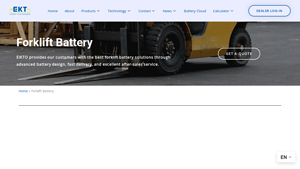Forklift Battery - The world's leading industrial lithium battery ... - forklift battery factory