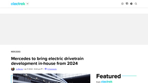 Mercedes to bring electric drivetrain development in-house from 2024 - mercedes electric company