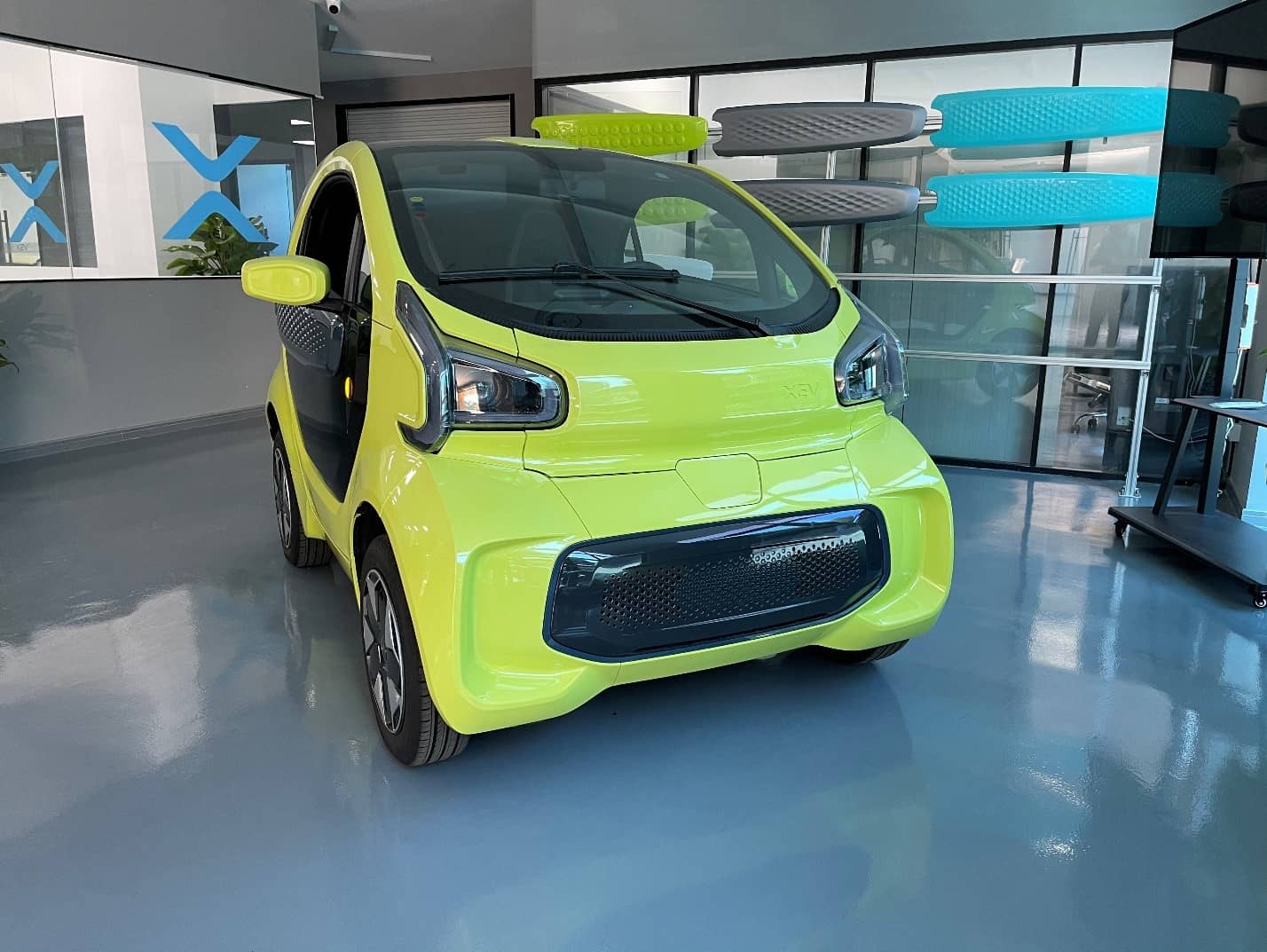 A relevant stock photo of electric car custom in a typical setting.