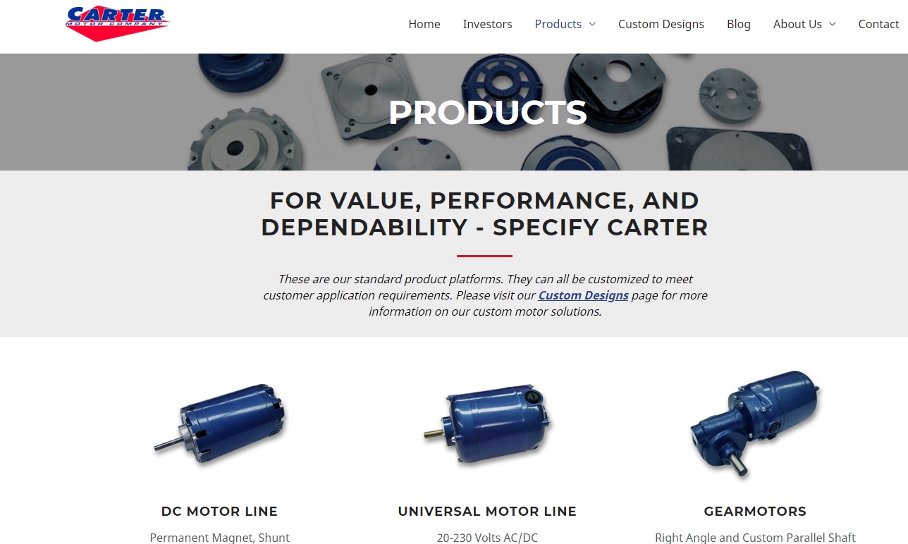 A relevant stock photo of electric motor supplier in a typical setting.