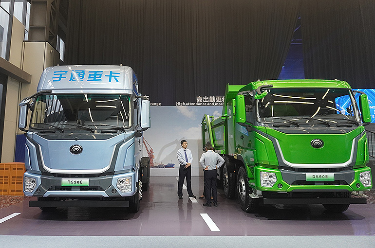 A relevant stock photo of electric truck china in a typical setting.