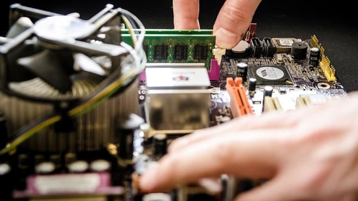 A relevant stock photo of electrical component supplier in a typical setting.