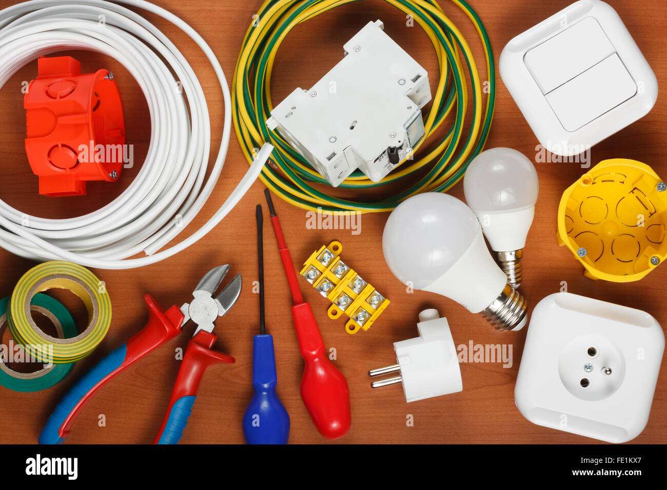 A relevant stock photo of electrical equipment supplier in a typical setting.