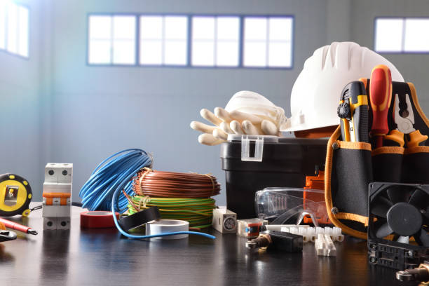 A relevant stock photo of electrical parts supplier in a typical setting.