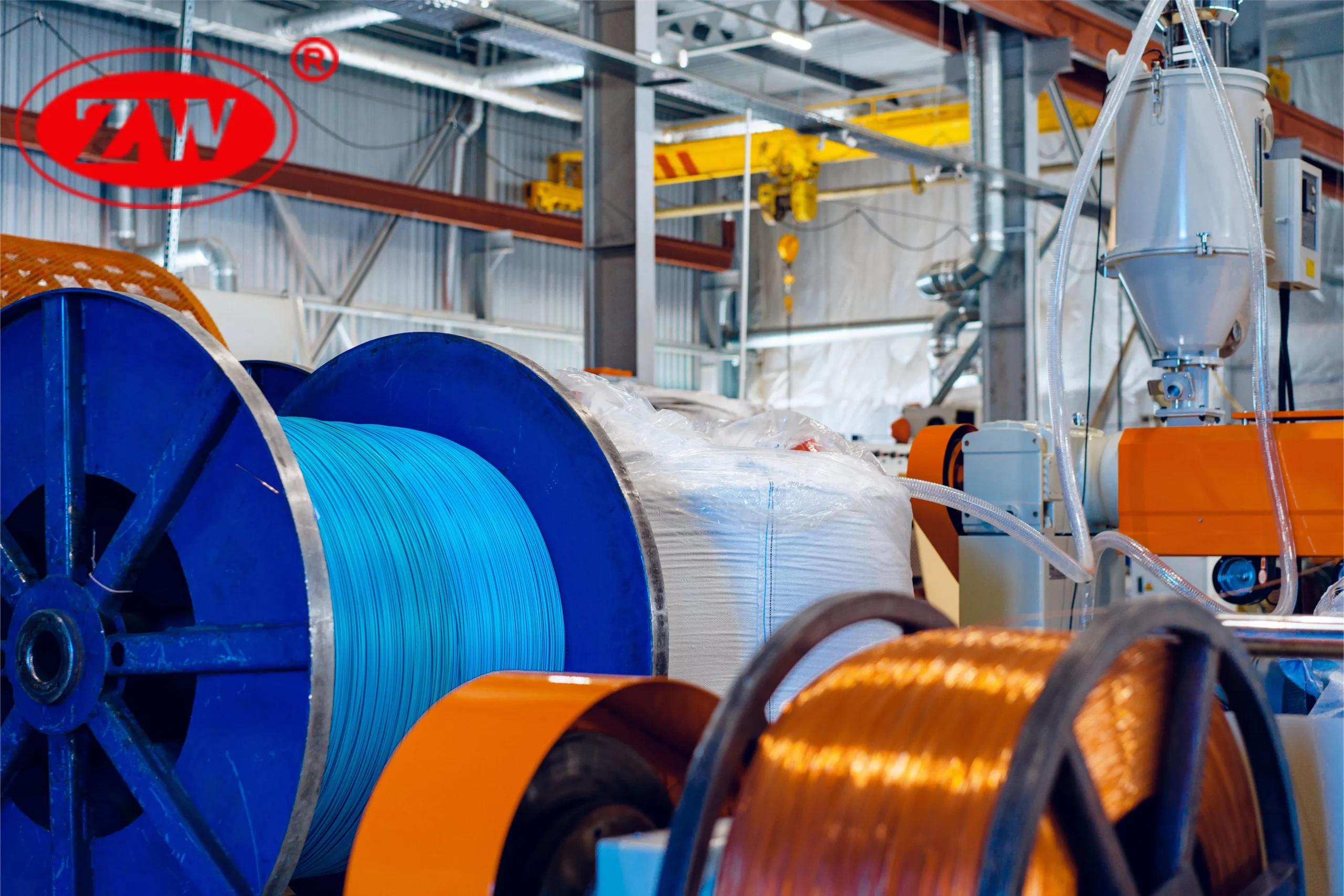 A relevant stock photo of electrical wire manufacturer in a typical setting.