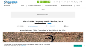 Electric Bike Company, Model E Review, 2024 - electric bicycle factory