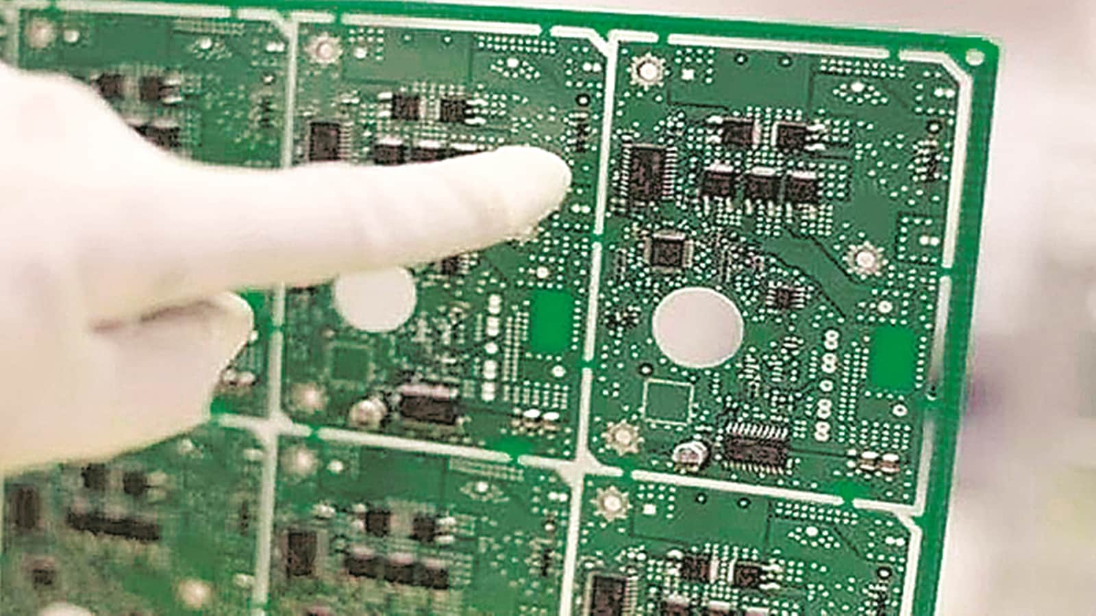 A relevant stock photo of electronic parts china in a typical setting.