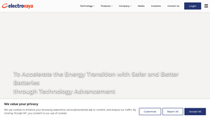 Electrovaya | Electrovaya - ion battery company
