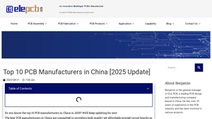 Top 10 PCB Manufacturers in China [2025 Update] - ELEPCB - china pcb manufacturer